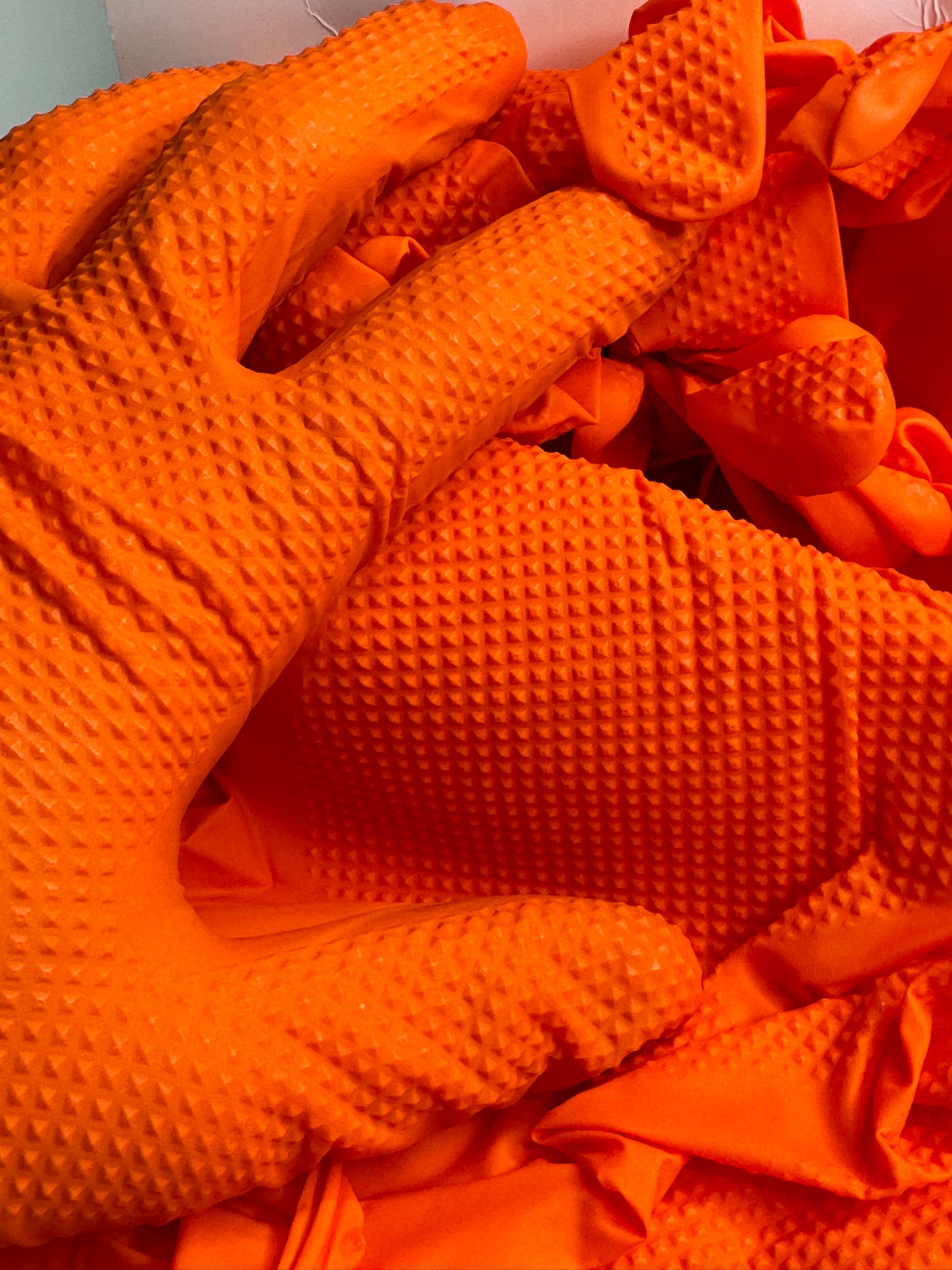 50 Count Diamond Grip Nitrile Gloves