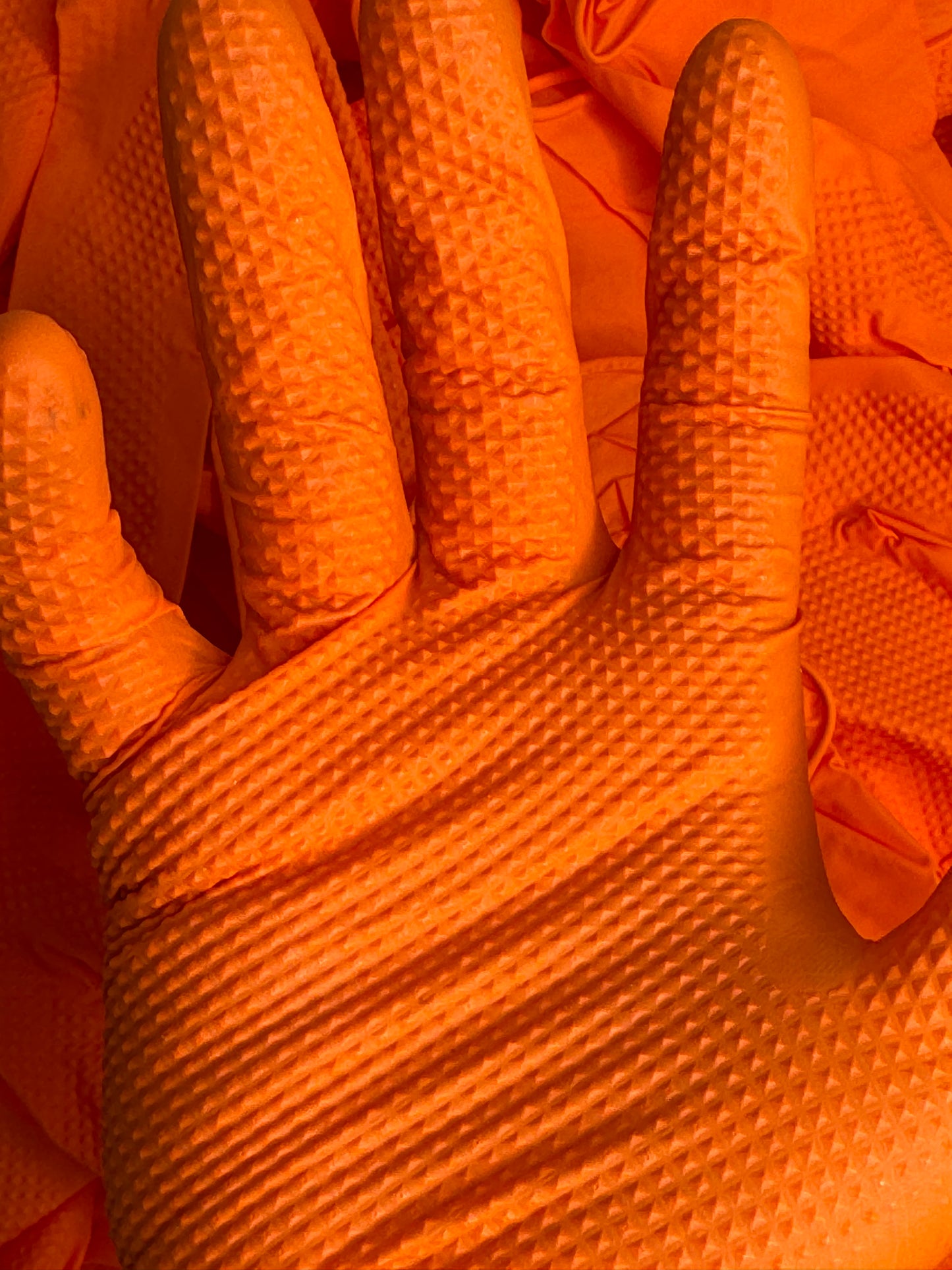 50 Count Diamond Grip Nitrile Gloves